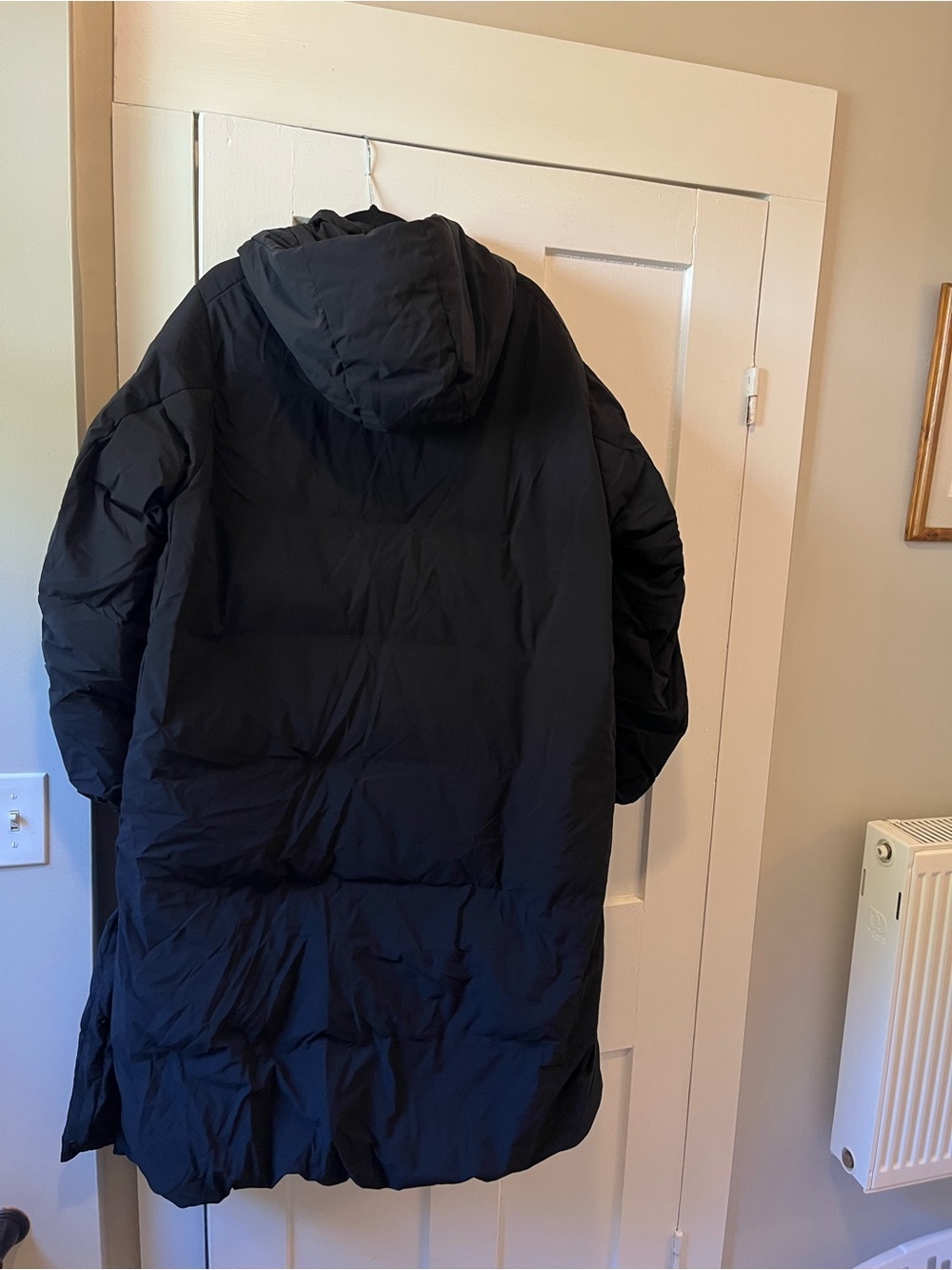 UNIQLO Womens Seamless Down Long Coat Hooded Puffer Jacket Winter Outerwear XXL - Picture 6 of 8